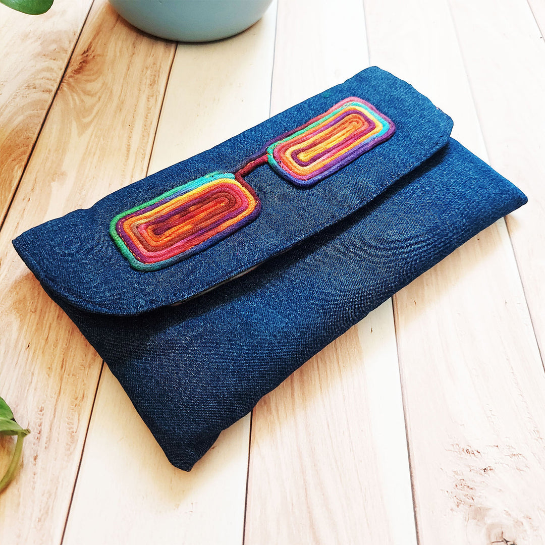 Handmade Dori Work Denim Eyewear Case