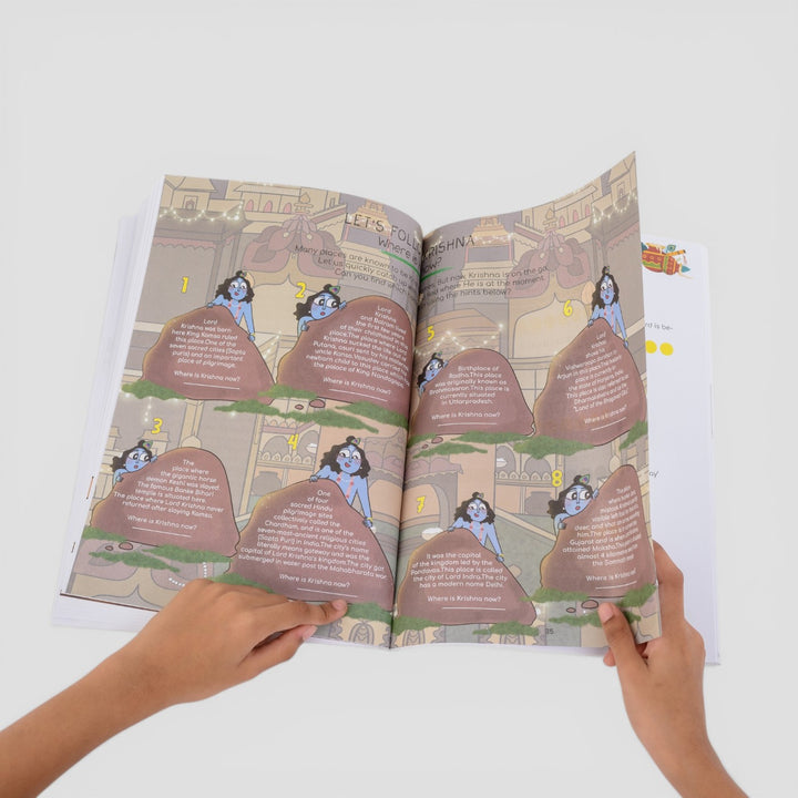 Sarathi | Krishna Activity Book for Kids | Stories, Puzzles & Learning | 7+ Years