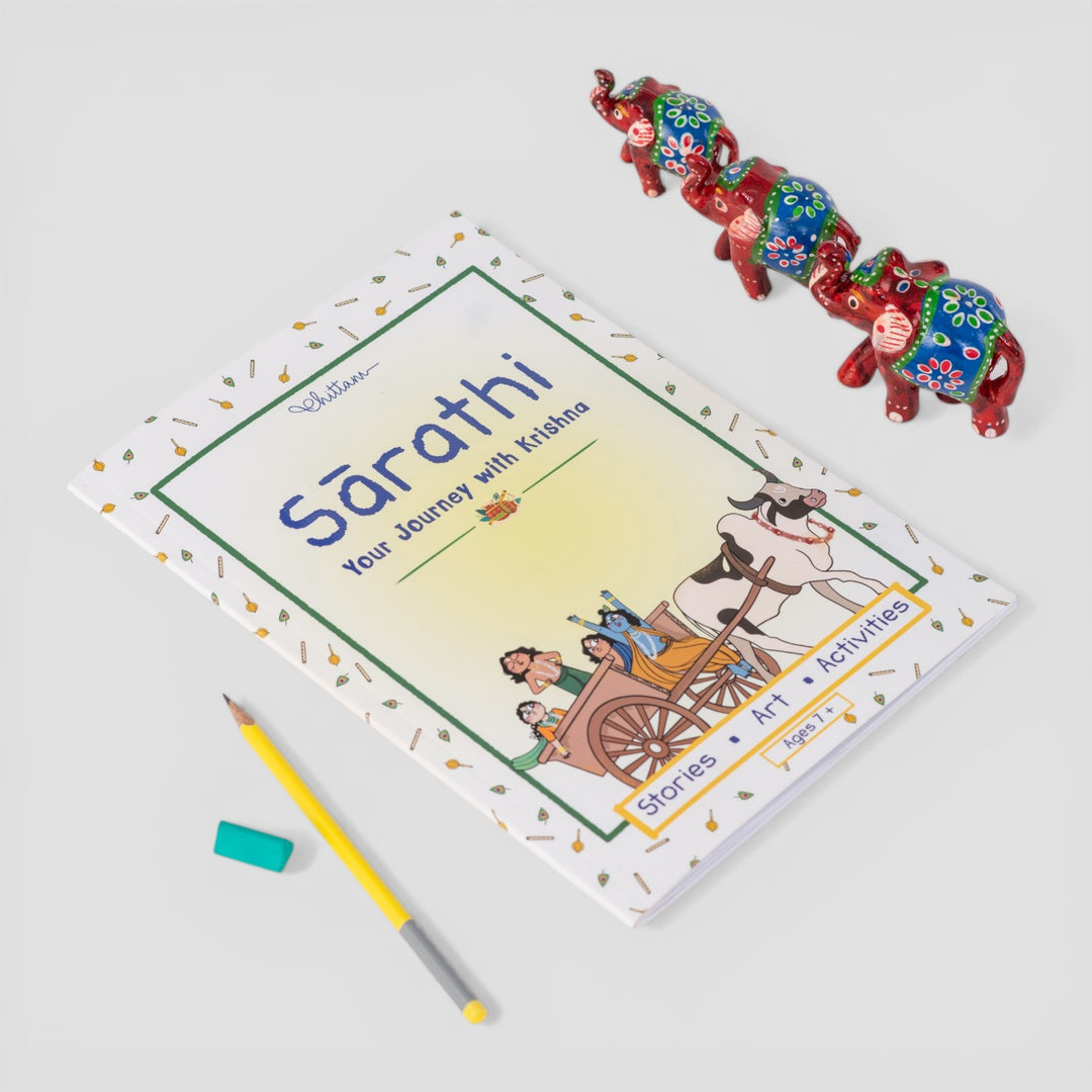 Sarathi | Krishna Activity Book for Kids | Stories, Puzzles & Learning | 7+ Years