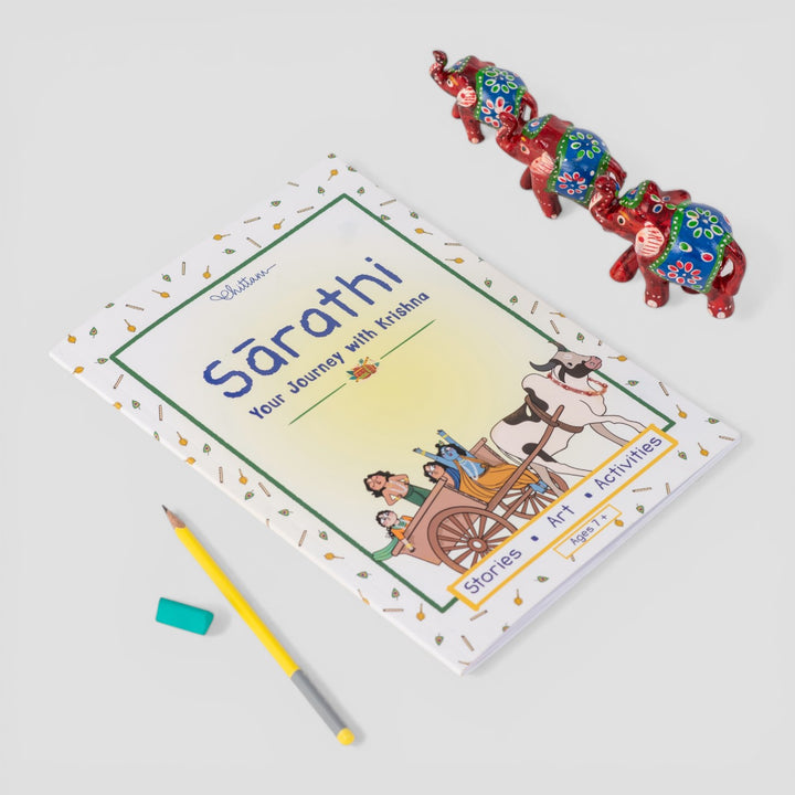Sarathi | Krishna Activity Book for Kids | Stories, Puzzles & Learning | 7+ Years