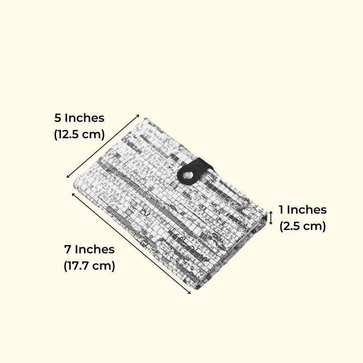 Upcycled Paper Handloom Reusable Compact Journal