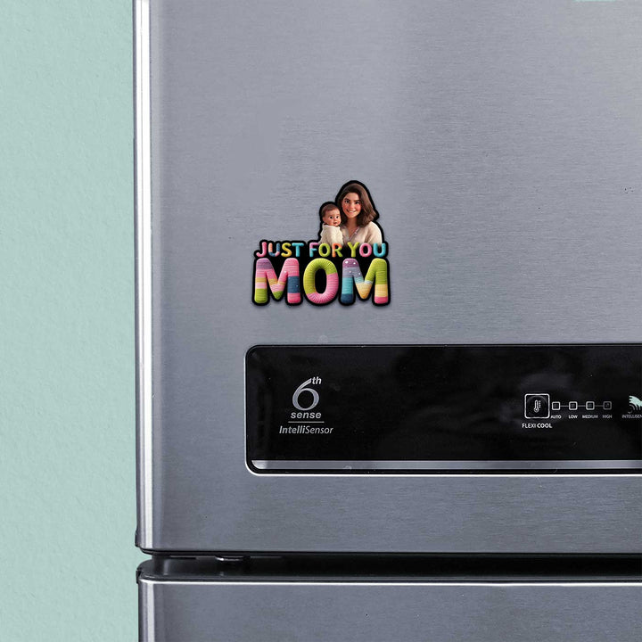 Photo Personalized "Just For You Mom" Acrylic Fridge Magnet