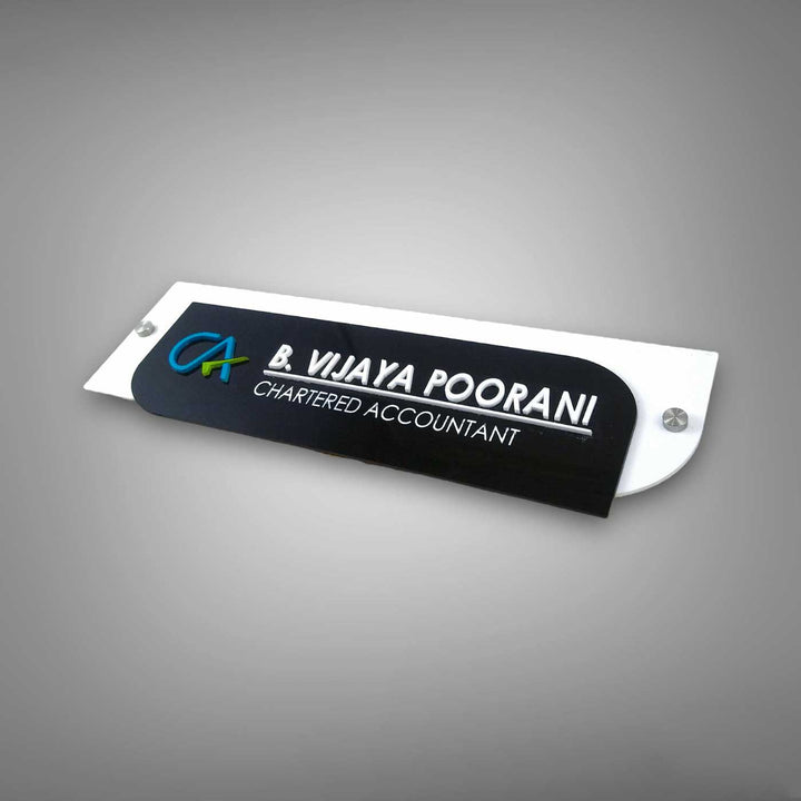 Personalized CA Profession Acrylic Name Plate