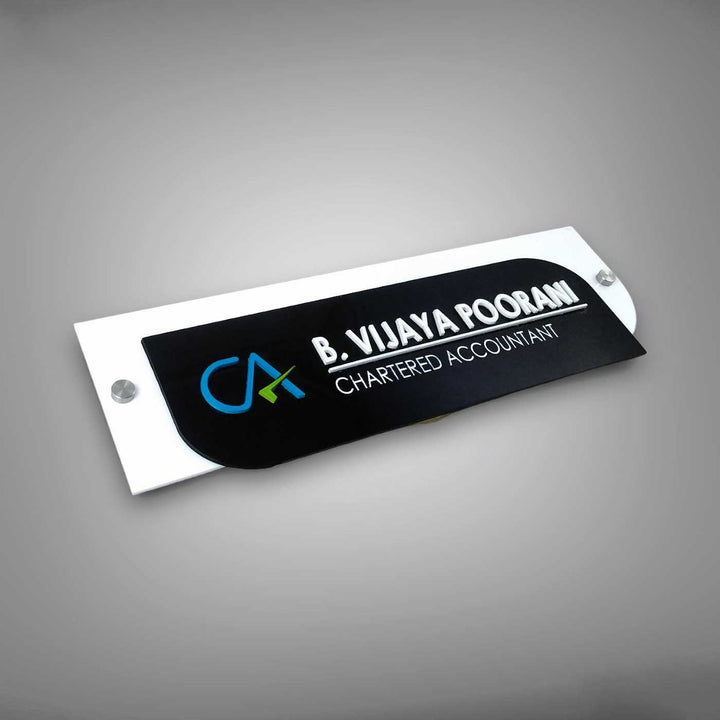 Personalized CA Profession Acrylic Name Plate