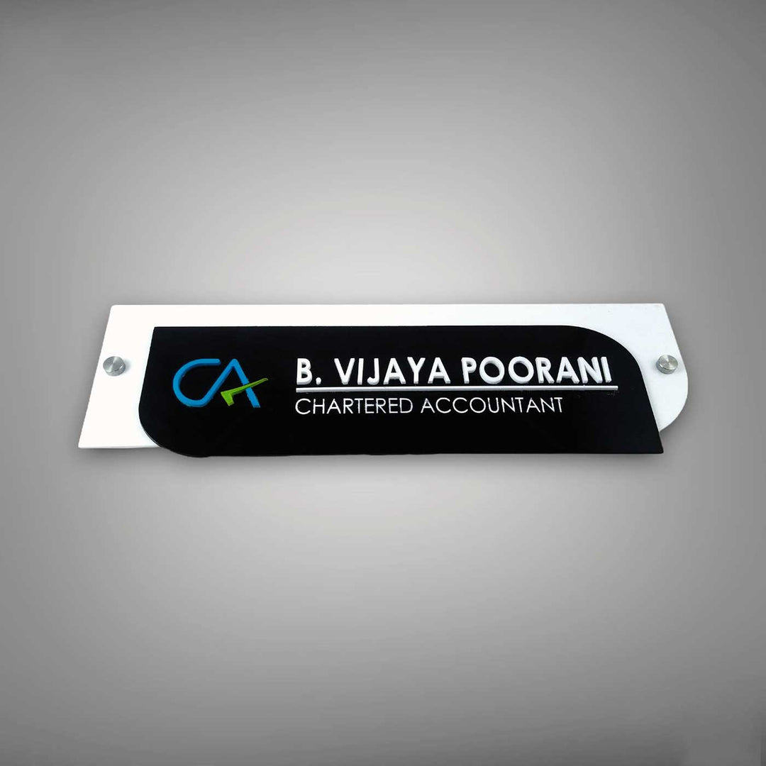 Personalized CA Profession Acrylic Name Plate