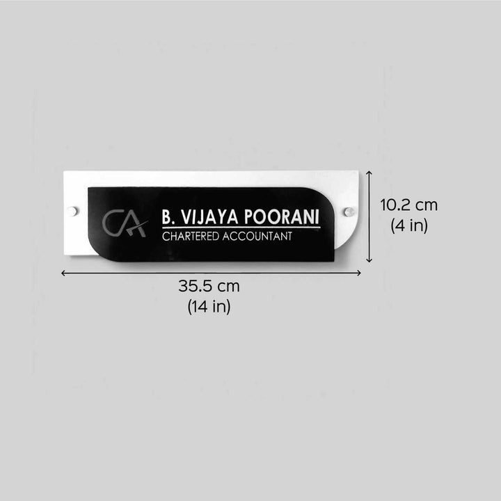 Personalized CA Profession Acrylic Name Plate