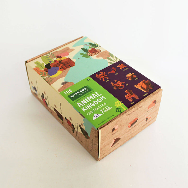 Terracotta Bricks DIY Construction Set | 7 Animals