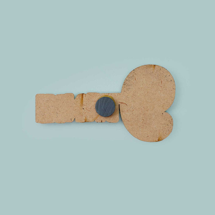 Handcrafted MDF Fridge Magnet