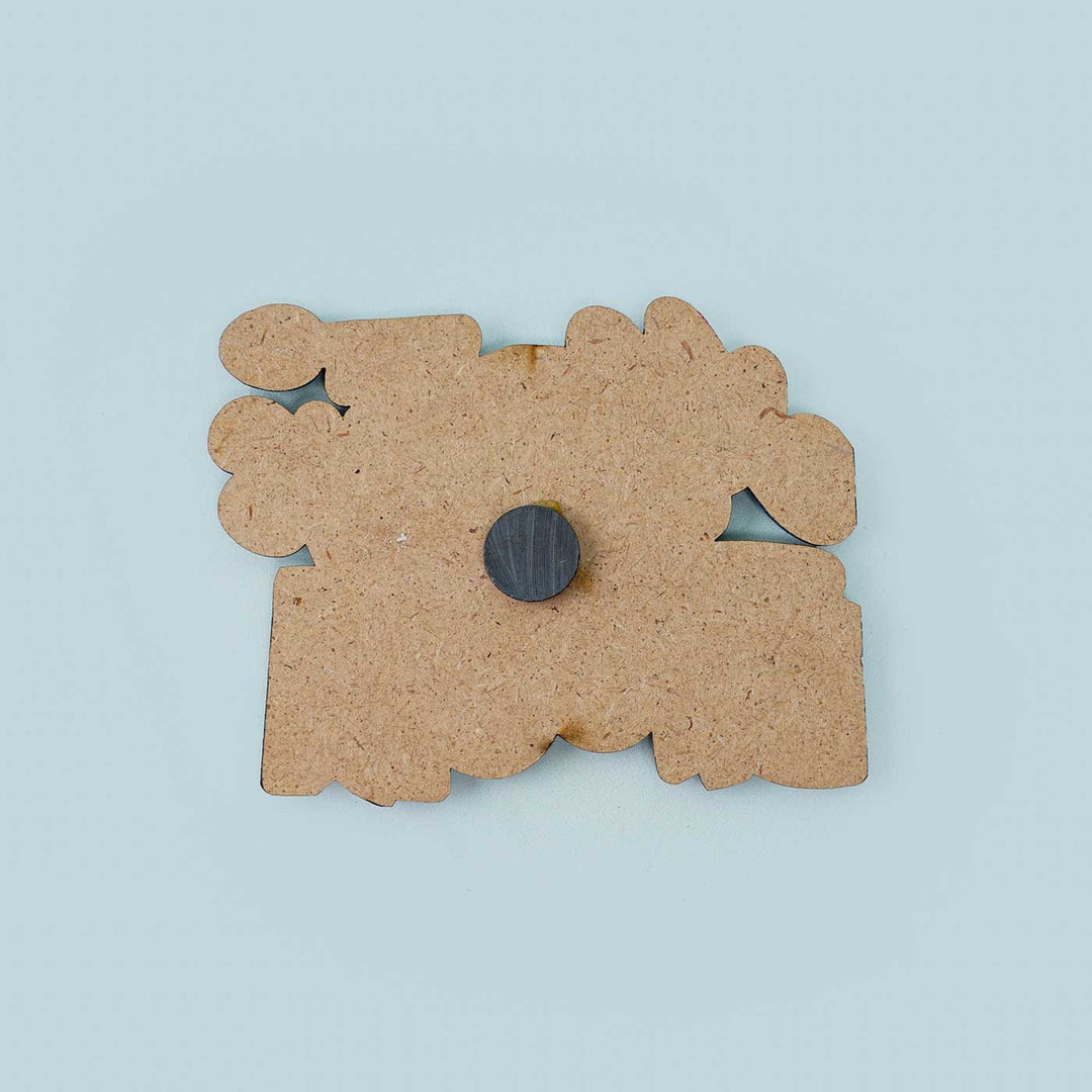 Handcrafted MDF Fridge Magnet