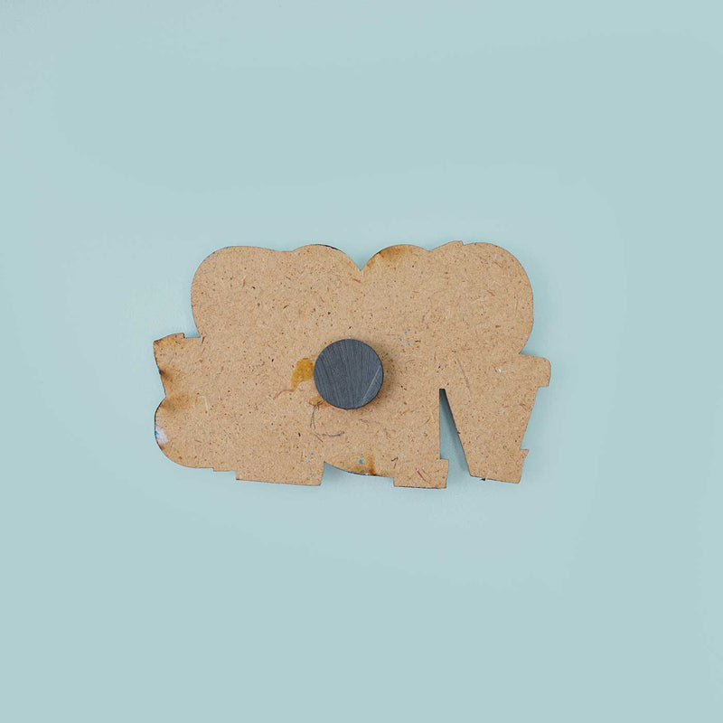 Handcrafted MDF Fridge Magnet