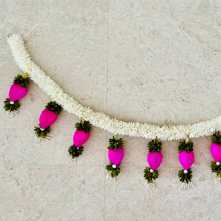 Handmade Lotus Bud & Jasmine Toran