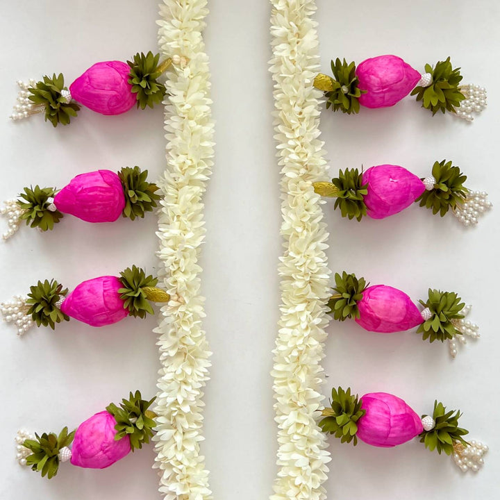 Handmade Lotus Bud & Jasmine Toran