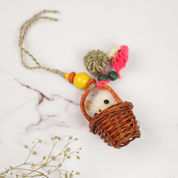Handmade Kitty Basket Lumba Rakhi For Bhabhi