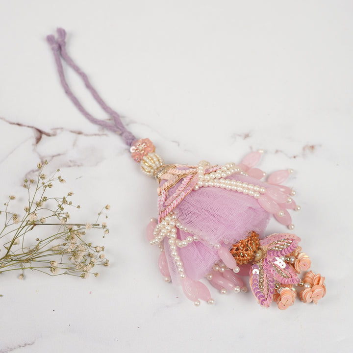 Handmade Beaded Pearl & Sequins Bhaiya Bhabhi Rakhi | Set Of 2