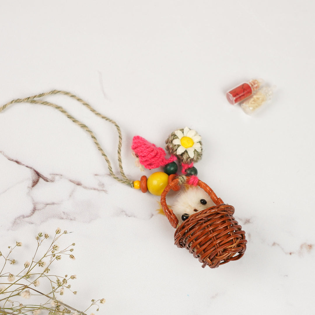 Handmade Kitty Basket Lumba Rakhi For Bhabhi
