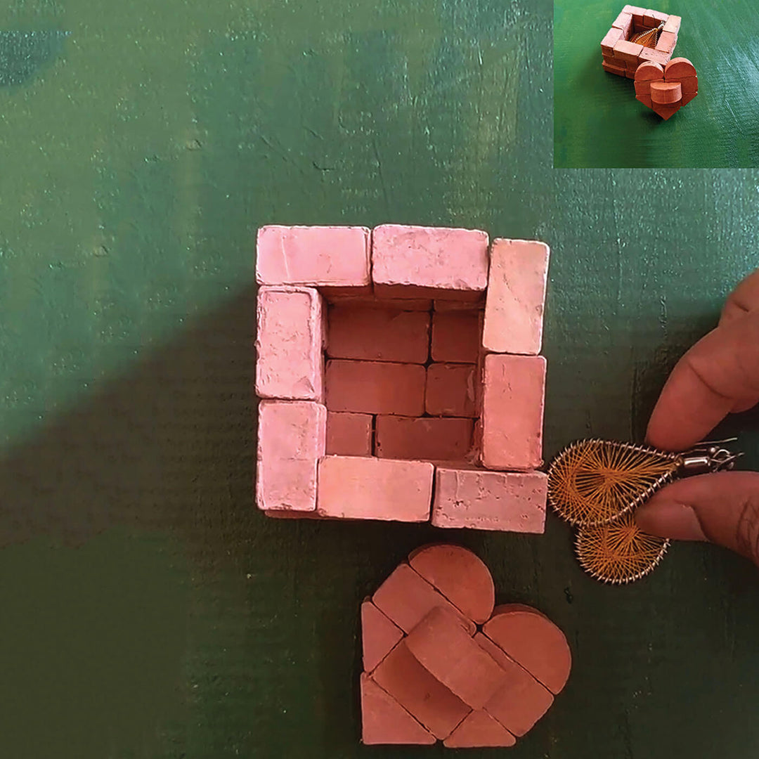 Terracotta Bricks DIY Construction Kit | 197 Rectangle Bricks