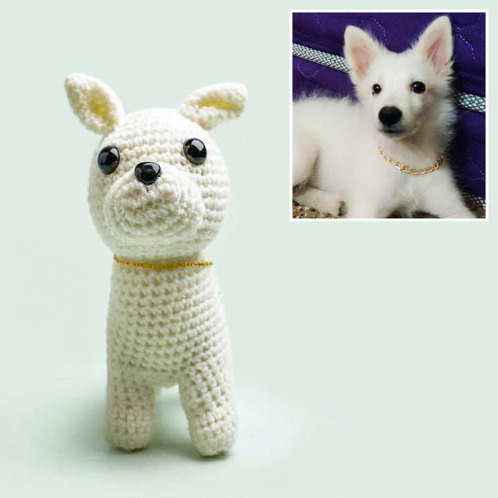 Customised Knitting and Crochet Dog