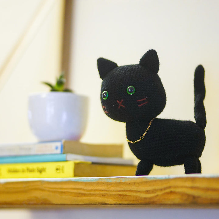 Customised Knitting and Crochet Cat