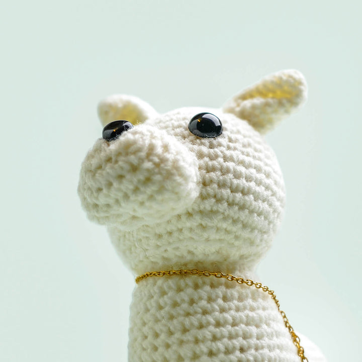 Customised Knitting and Crochet Dog