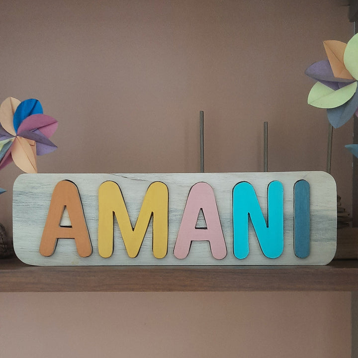 Personalized Wooden Name Puzzle