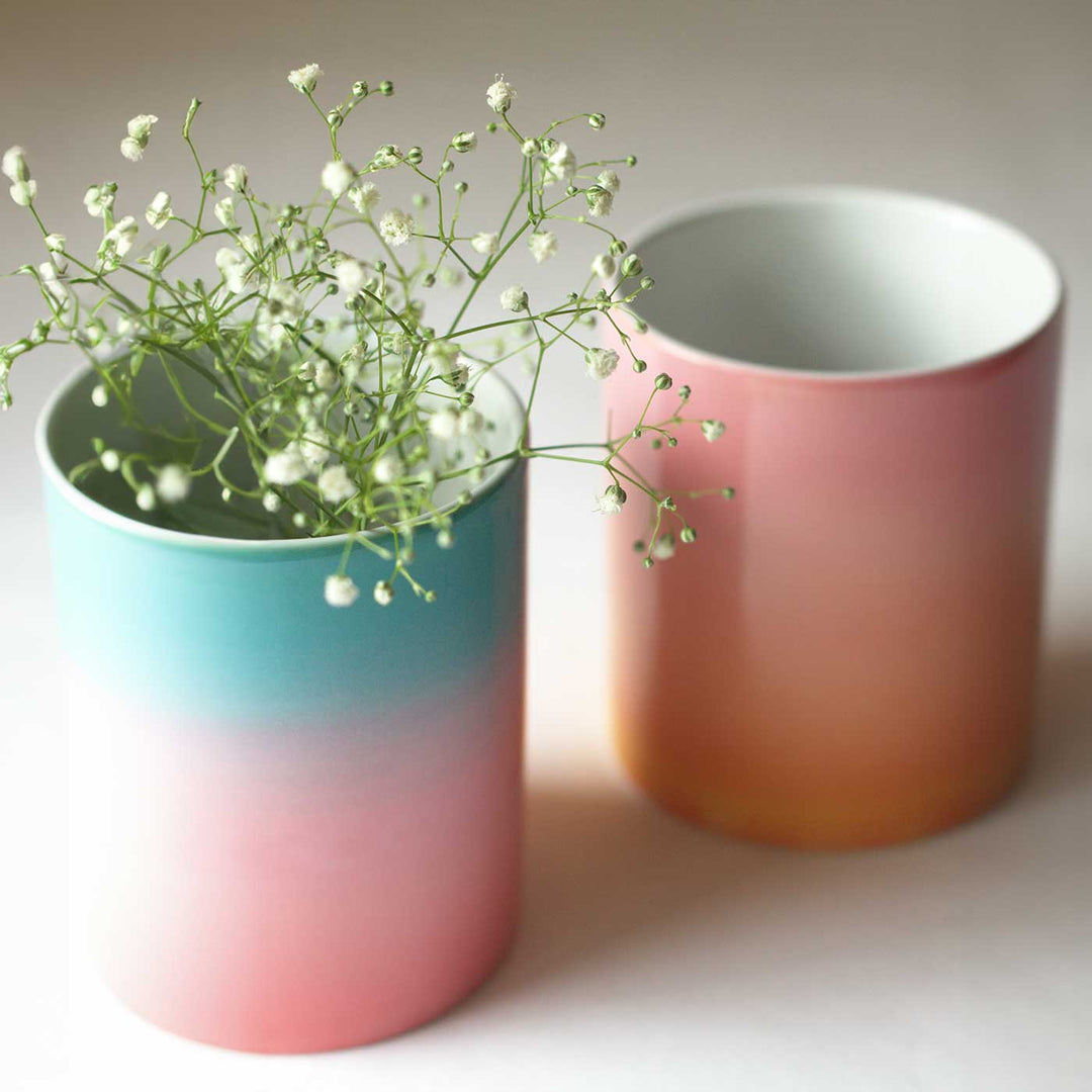 Celestial Bloom Ceramic Planter