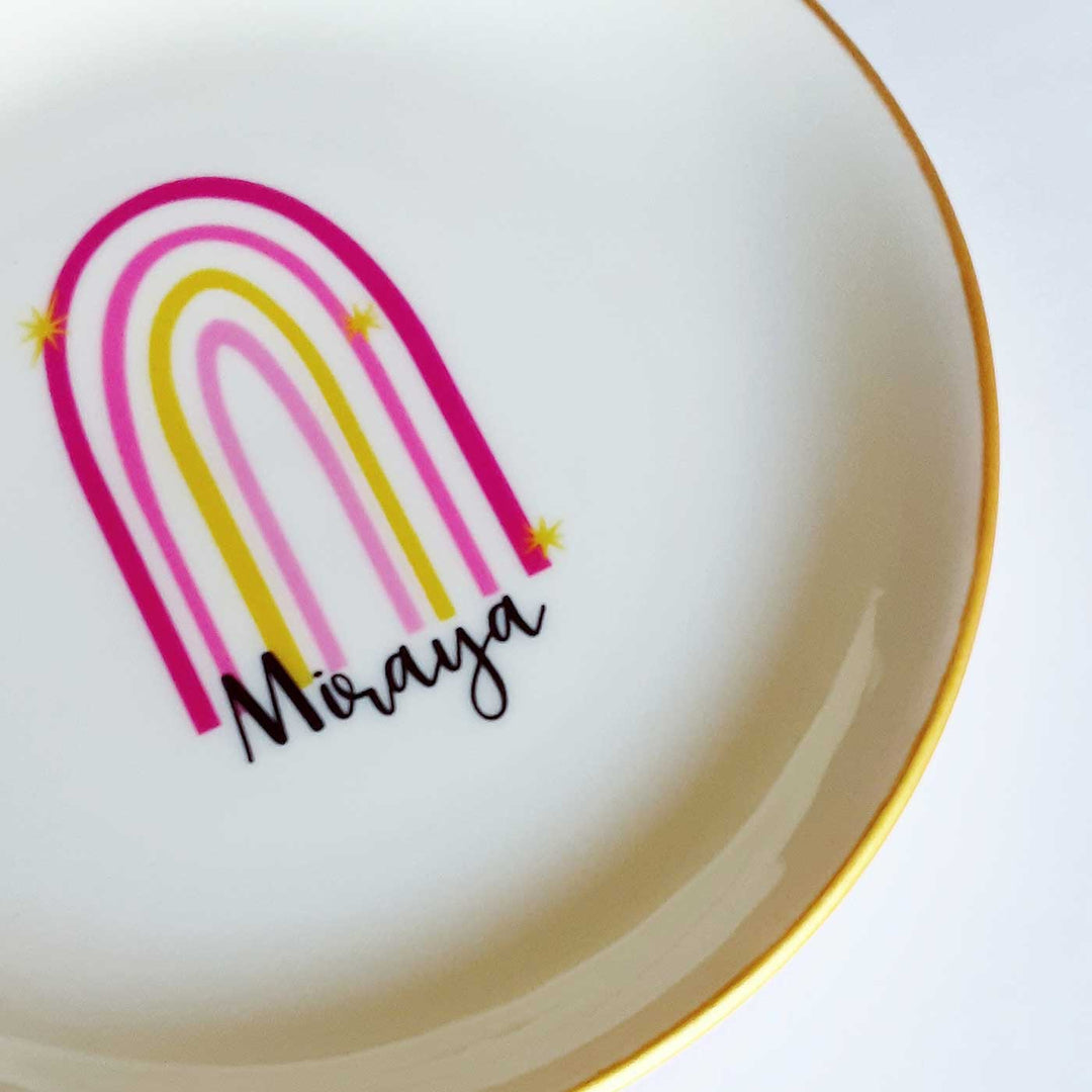 Personalized Printed Trinket Dish