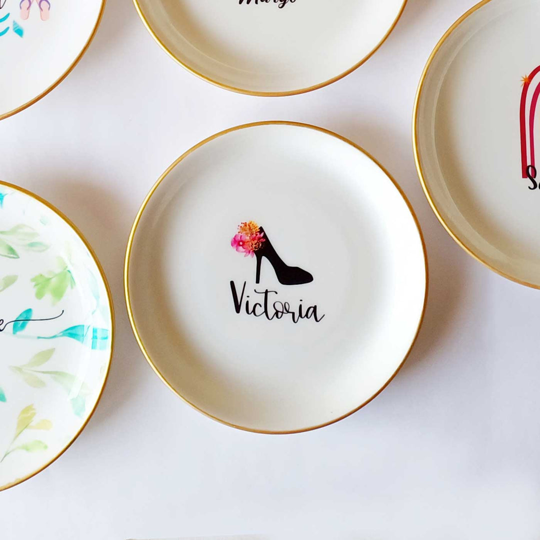 Personalized Printed Trinket Dish