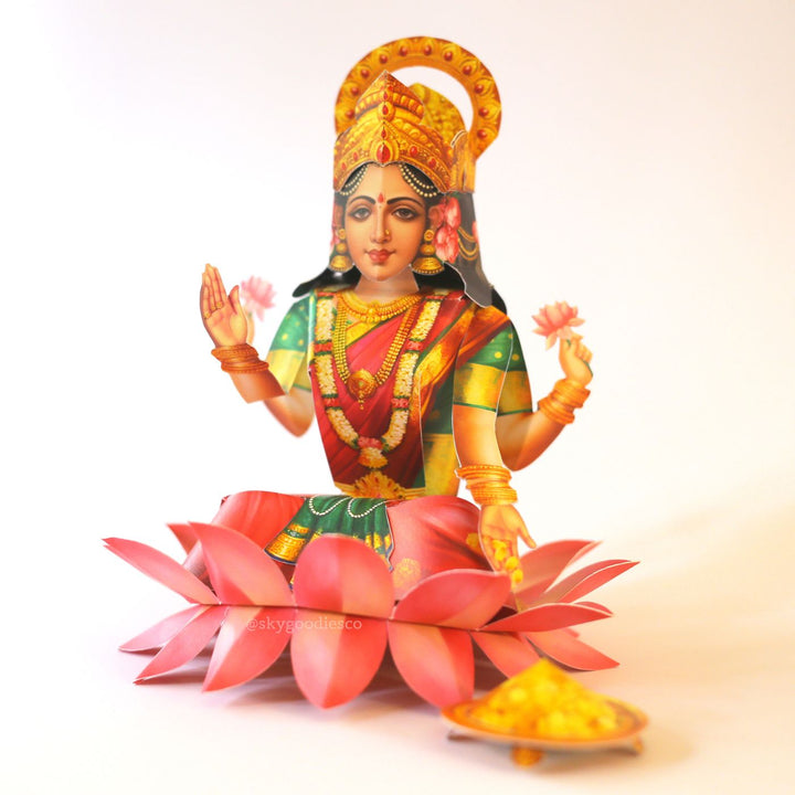 Paper Craft Lakshmi Idol DIY Kit