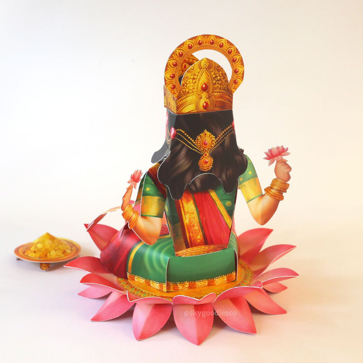 Paper Craft Lakshmi Idol DIY Kit