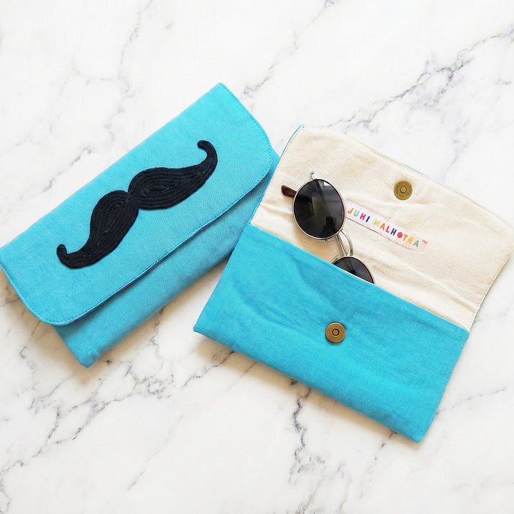 Handmade Dori Work Black Mooch Eyewear Case