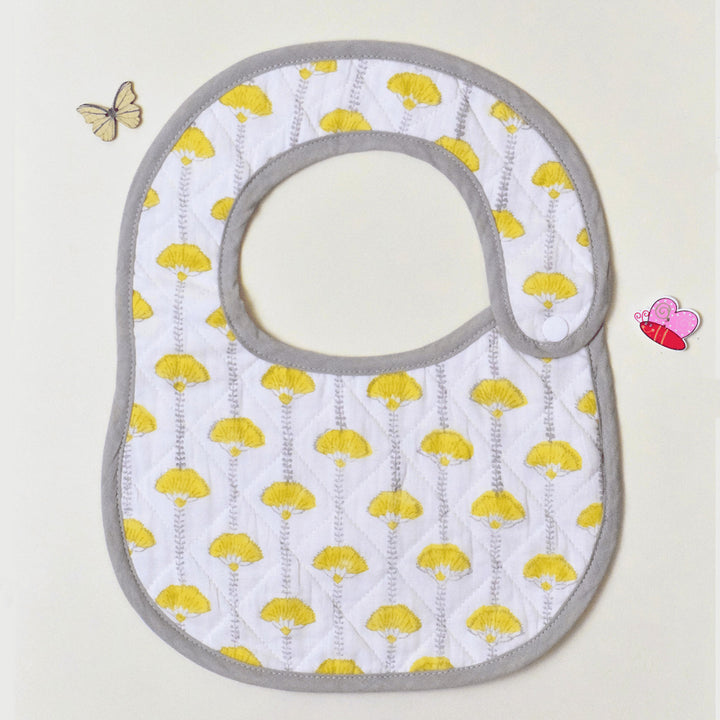 Block Printed Seaside Treasure Bib