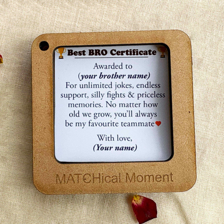 Personalized Photo "Harry Potter" Theme Rakhi Gift for Brother | Rakhi, Matchbox Card & Photo Magnet Combo