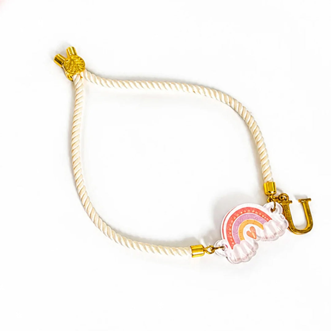 Personalized Adjustable Printed Multi-Theme Charm Bracelet Kids Rakhi For Brother