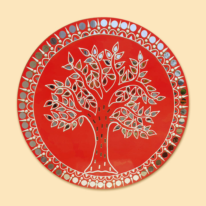Oak Tree Lippan Art Wall Decor - Zwende