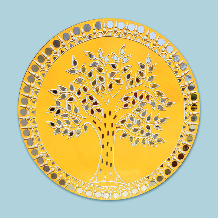 Oak Tree Lippan Art Wall Decor - Zwende
