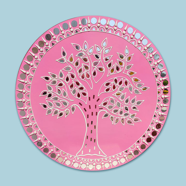Oak Tree Lippan Art Wall Decor - Zwende