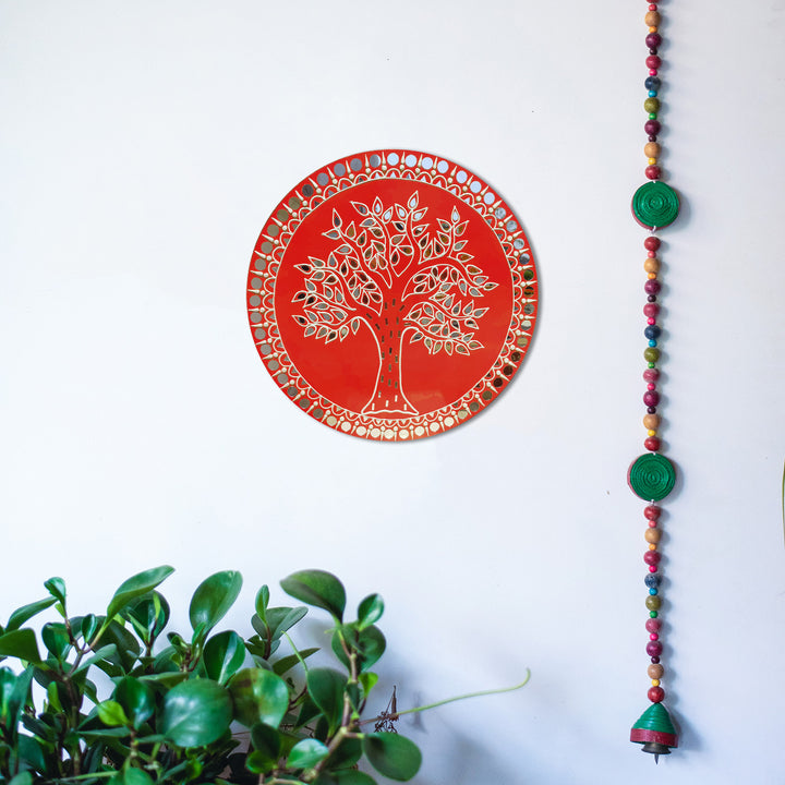 Oak Tree Lippan Art Wall Decor - Zwende