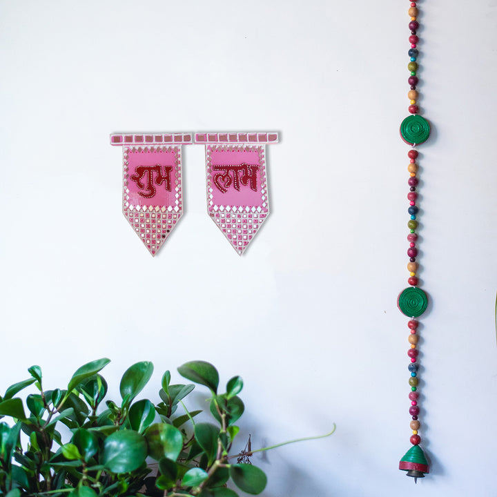 Shubh Labh Lippan Art Wall Hanging