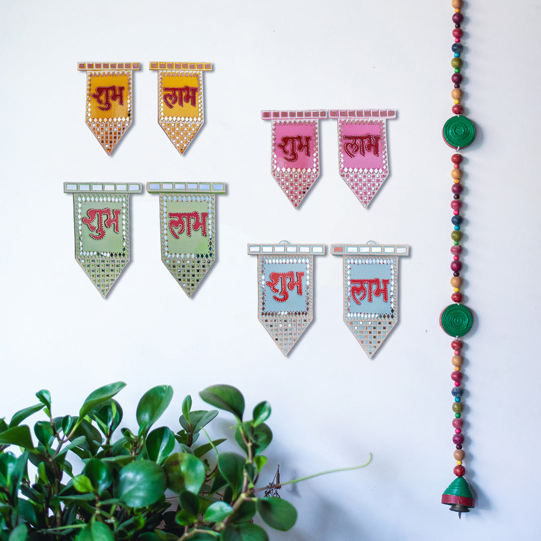 Shubh Labh Lippan Art Wall Hanging