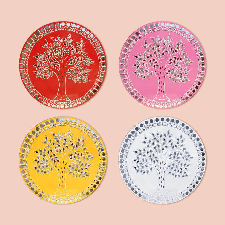 Oak Tree Lippan Art Wall Decor - Zwende