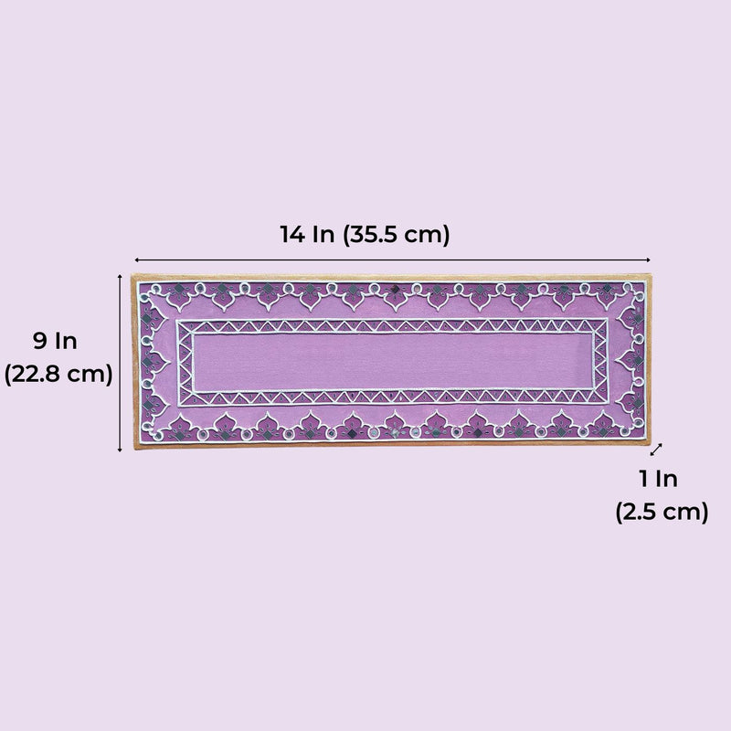 Personalized Lippan Art Nameplate