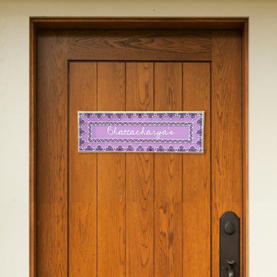 Personalized Lippan Art Nameplate