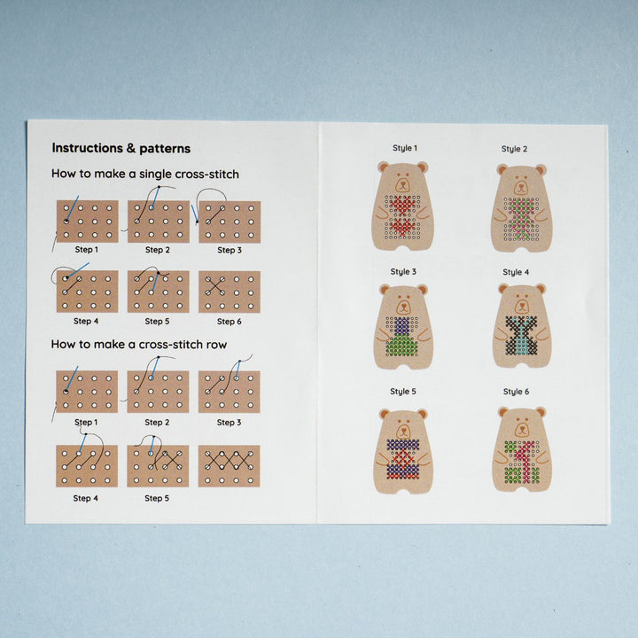 Wooden Animal Frame Cross Stitch Kit