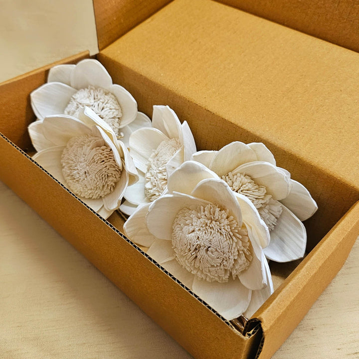 Handmade Lotus Flower Design Sticks | Set Of 5