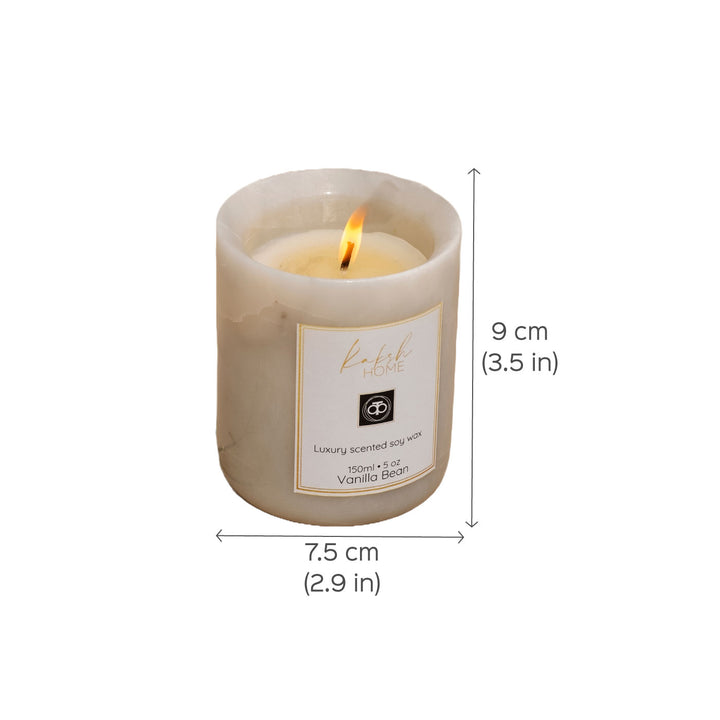 Handcrafted Scented Soy Wax Candle | Vanilla Bean
