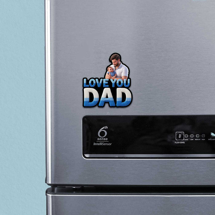 Photo Personalized "Love You Dad" Acrylic Fridge Magnet
