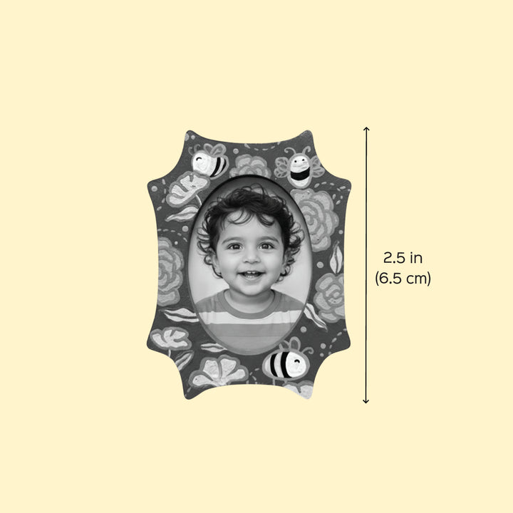 Hand-Painted Bhawaraa MDF Wood Fridge Magnet