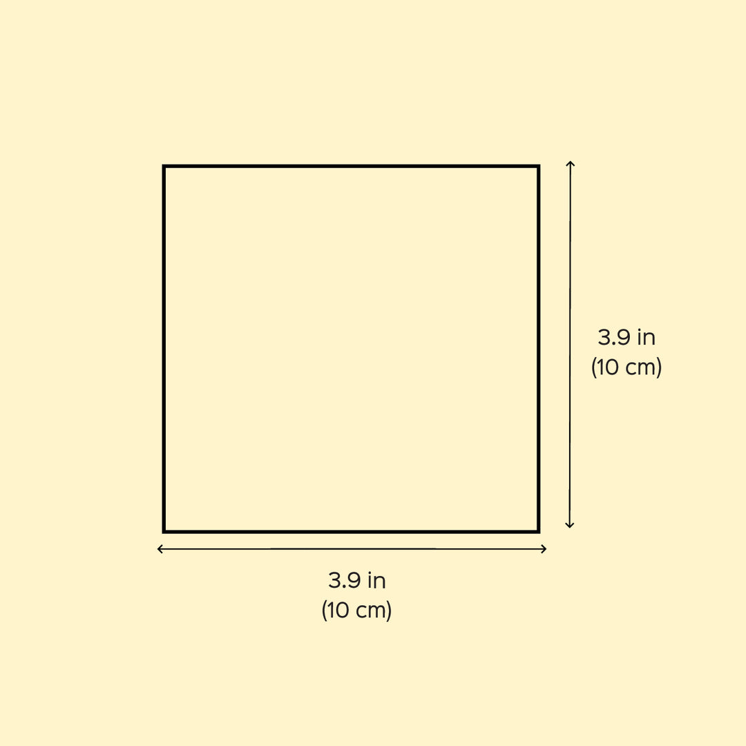 Hand-Painted Tea Time MDF Wood Fridge Magnet