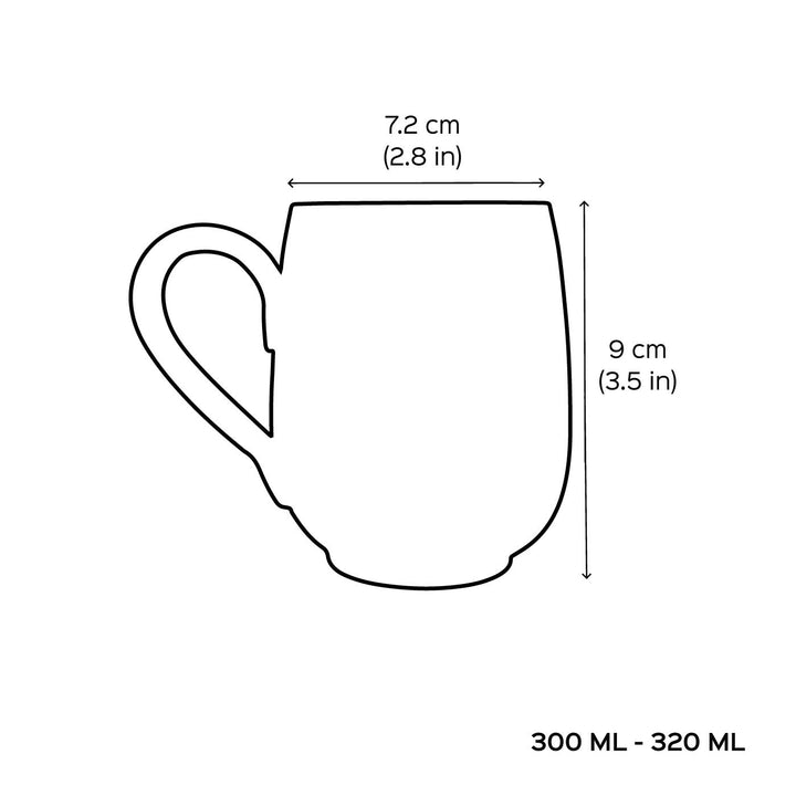 Handmade Maharaja Med Design Terracotta Mug