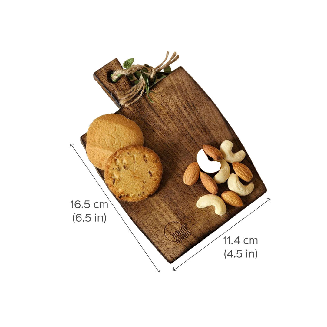 Seasoned Mango Wood Mini Cheese Board